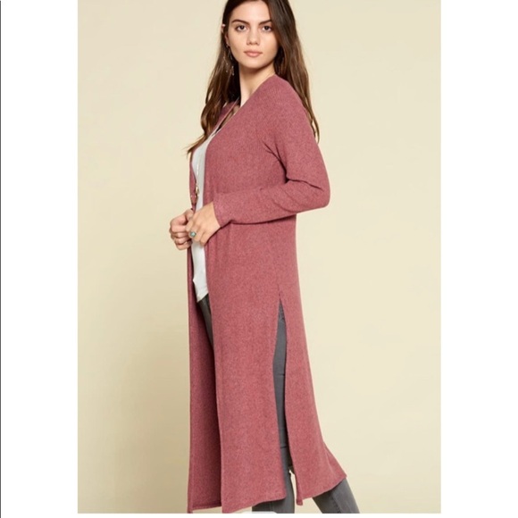 NEW! Casual Longline Cardigan! - Picture 5 of 6
